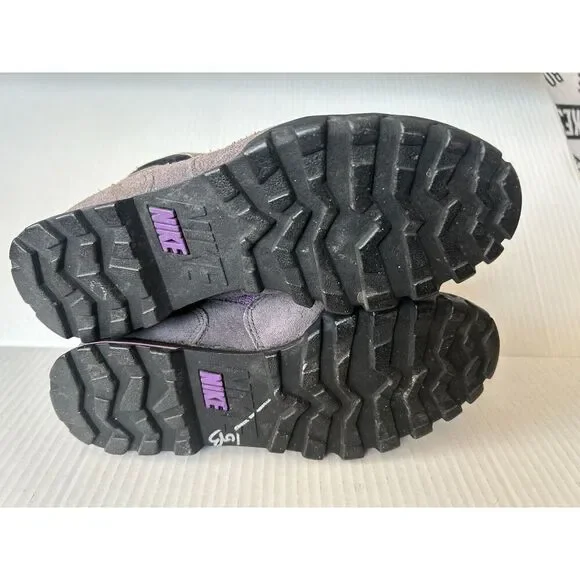 Vintage Nike Air Caldera Hiking Boots Gray Purple Women's 8 - Picture 8 of 9